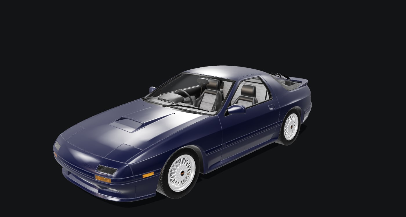 Mazda RX-7 FC3S studio view